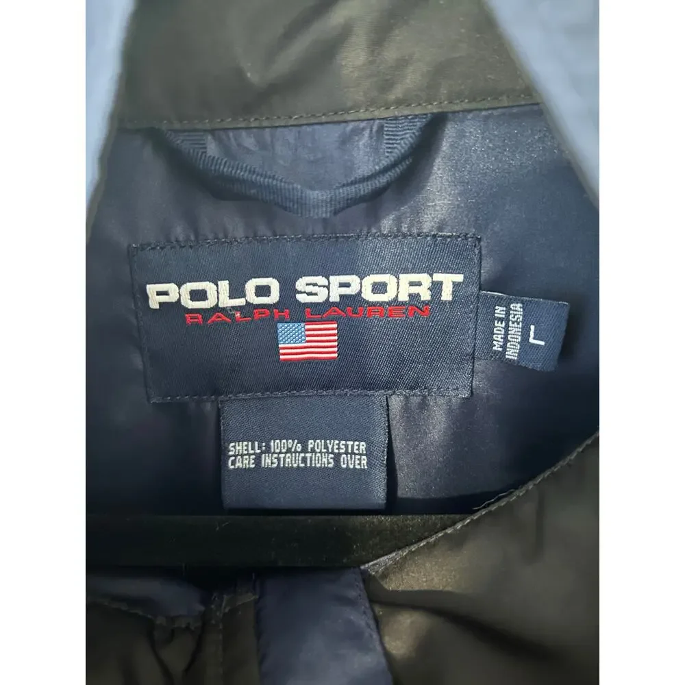 VTG Polo Sport Ralph Lauren Anorak Windbreaker Jacket 90s Y2K Princess Diana L - Picture 5 of 7